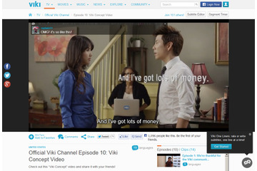 楽天、“ビデオストリーミング＋ソーシャル字幕”の米Viki社を買収 画像