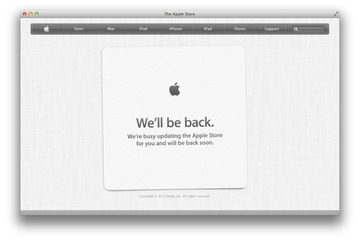 Apple Storeがメンテナンス状態…いよいよ新製品発表か 画像