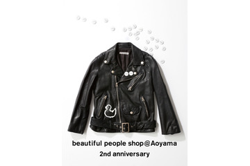 ビューティフルピープル青山店2周年、限定キッズライダース販売 画像
