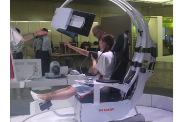 【CEATEC 2013 Vol.12:動画】シャープ、「初期診断支援システム」のコンセプトを展示 画像