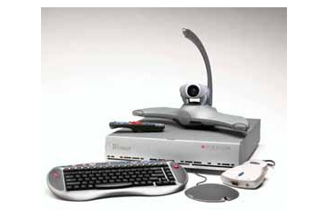 12拠点の同時接続ができるIPテレビ会議システム　−ポリコム 画像