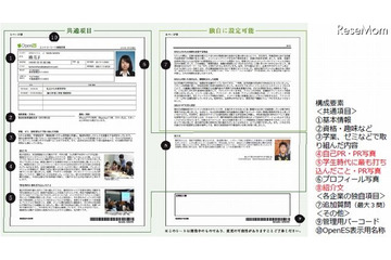 就活のエントリーシートをWeb化 OpenES 画像