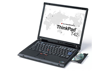 IBM、Pentium M 745&MOBILITY RADEON 9600搭載のThinkPad T42など——15V型SXGA+液晶やDVDマルチドライブも採用 画像