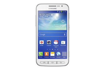 サムスン、音声ガイドを充実させた視覚障害者支援スマートフォン「Galaxy Core Advance」 画像