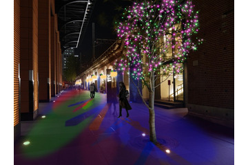 マーチエキュート神田万世橋、初めての冬は3段階イルミネーション 画像