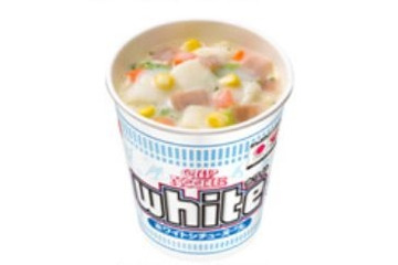 ソチオリンピック日本代表応援カップ麺 雪景色をイメージ 画像