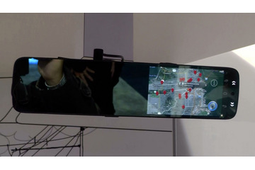 【CES 2014】ルームミラー型Android端末が年内にも登場 画像