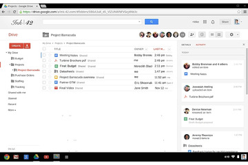 Googleドライブ、更新状況表示「アクティビティ ストリーム」機能を追加 画像