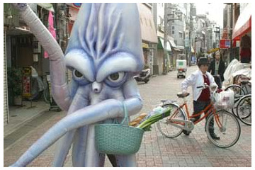 ダジャレを考えて「いかレスラー」を見よう！　AIIがブロードバンド試写会を開催 画像