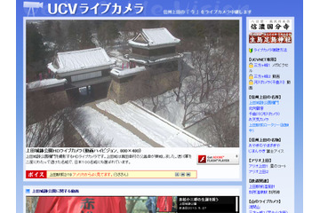 上田ケーブルビジョン、大雪でライブカメラのアクセスが急増 画像