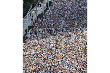 東京マラソン2014、ランナーの記録と予測位置をウェブで提供 画像