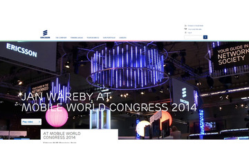 【MWC 2014 Vol.33】エリクソン、5GやLTE-Aなど通信の将来をデモ 画像