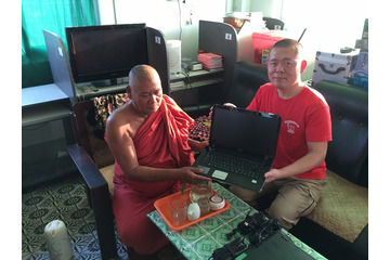 パソコンファーム、ミャンマーの寺院にWindows PC 17台を寄贈 画像