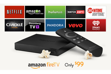 Amazon、テレビに接続してネットやゲームができるSTB「Amazon Fire TV」発売……「Apple TV」と同じ99ドル 画像