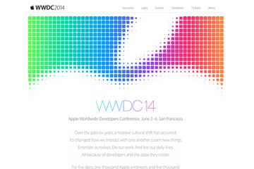 Apple、「WWDC 14」を6月2日に開幕……“Write the code. Change the world.” 画像