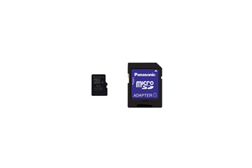 松下、ケイタイのメモリアップに最適! 4GBのmicroSDHCカード——誤飲防止の苦味剤塗布 画像