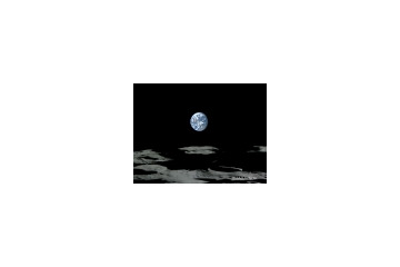 「かぐや」地球の出のハイビジョン動画撮影も成功！ 画像