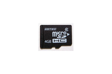 アドテック、完全防水仕様のClass6対応microSDHCカード4GBモデル 画像