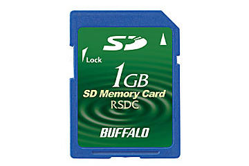バッファロー、SDメモリーカードのラインアップ拡充——1Gバイトモデルなど 画像