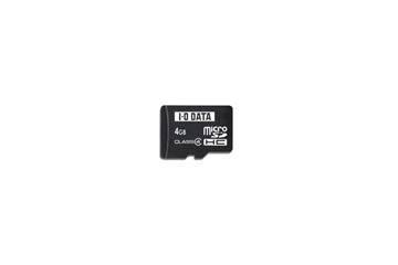 アイ・オー、携帯電話で大容量メモリを実現するmicroSDHCカード——4GBで1万円 画像