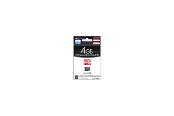 Class6対応の高速microSDHCカード——4GB/完全防水設計 画像