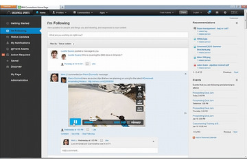 企業向けソーシャルソフト最新版「IBM Connections 5.0」提供開始 画像