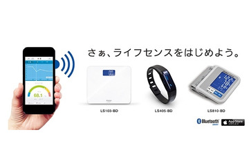 毎日の測定結果を自動でiOS端末に記録! 画像