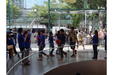 iPhone 6/6 Plus発売イベント、アップルストア表参道で初めて 画像