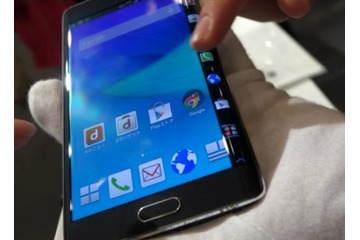 曲面にショートカット!自分撮り機能もアップの「GALAXY Note Edge SC-01G」(動画) 画像