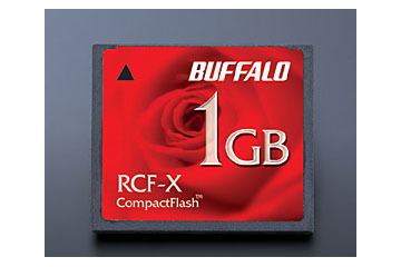バッファロー、コンパクトフラッシュ「RCF-Xシリーズ」に1Gバイト/512Mバイトモデル追加 画像