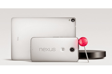 Android 5.0を搭載した「Nexus 6」、「Nexus 9」発表……高精細ディスプレイ採用で日本でも近日発売 画像