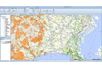 「国土数値情報対応のGISパッケージ」を日本スーパーマップが特価販売 画像