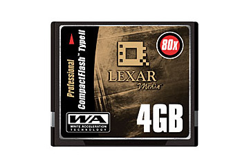 レキサー、80倍速や40倍速などのCFカードを発売 画像