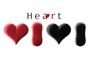 ワイモバイル、ハート型になる通話特化型PHS端末「Heart 401AB」 画像