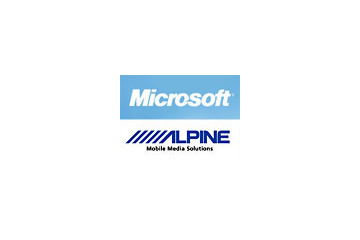 米Microsoftとアルパイン、カーナビや情報家電で技術共有——特許クロスライセンス契約を締結 画像