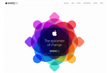 Apple、「WWDC 15」を6月8日に開幕……“The epiccenter of change” 画像