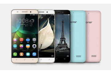 Huawei、エントリークラスの5型スマートフォン「Honor 4C」 画像