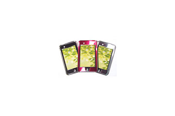 アルミ加工を施したiPod touch専用クリスタルケース 画像
