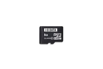 音楽ケータイでも約2,500曲保存できる! アイ・オー、容量8GBのmicroSDHCカード 画像