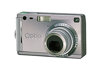 ペンタックス、500万画素＆光学3倍ズームの薄型デジカメ「オプティオS5i」 画像