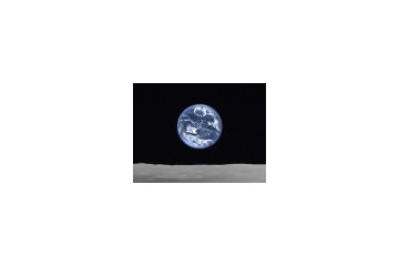 チャンスは年2回、満月ならぬ「満地球」——「かぐや」のハイビジョンカメラが撮影 画像