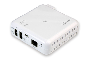 ラトック、モバイルバッテリ&ポケットルータ機能を搭載したWi-Fiストレージ 画像