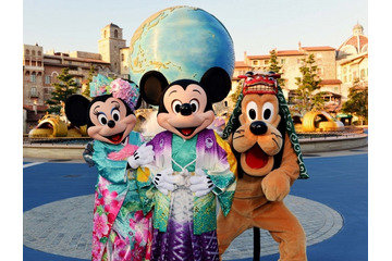 お正月は東京ディズニーリゾートで!ミッキー&ミニーの和装がキュート 画像