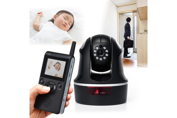 撮影角度をリモコン操作できるモニタリング用カメラセット、サンワサプライが発売 画像
