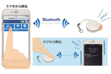 紛失や置き忘れをスマホに通知！……Bluetooth+LE対応の紛失防止タグが登場 画像