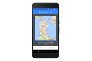 Googleマップ、オフラインでもナビと検索が可能に！ 画像