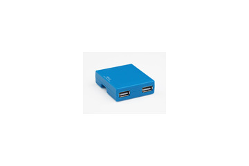 2つの機器を同時に充電できるカラフルなUSB−ACアダプタ 画像