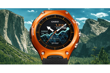 カシオ、アウトドア向けスマートウォッチ「WSD-F10」発表……防水機能付き 画像