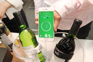 ワインにもウェアラブル、スマホが教える「今が飲み頃」……ウェアラブルEXPO 画像