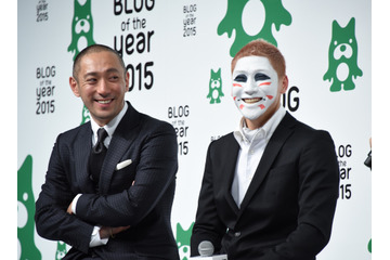 金爆・樽美酒研二、市川海老蔵からメイクを絶賛され感激! 画像